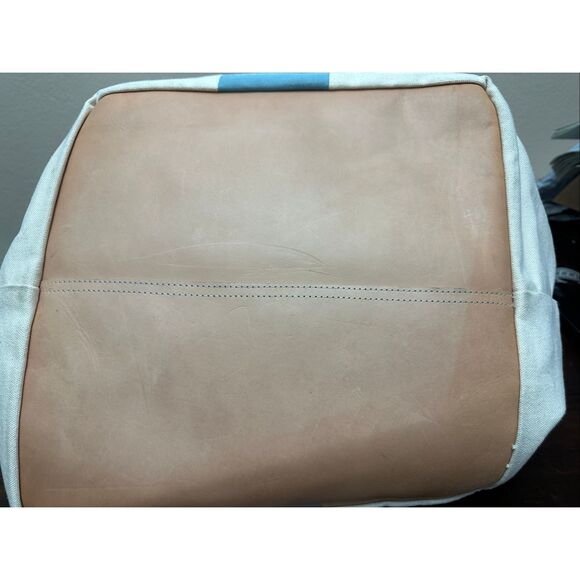 Clare V. For Ocean Avenue South Canvas Beach Tote Bag - Picture 11 of 12